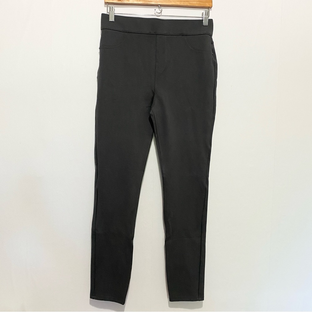 Spanx by Sara‎ Blakely Black Pull-On Ankle Pants Size Large L/G Slim Fit Comfy